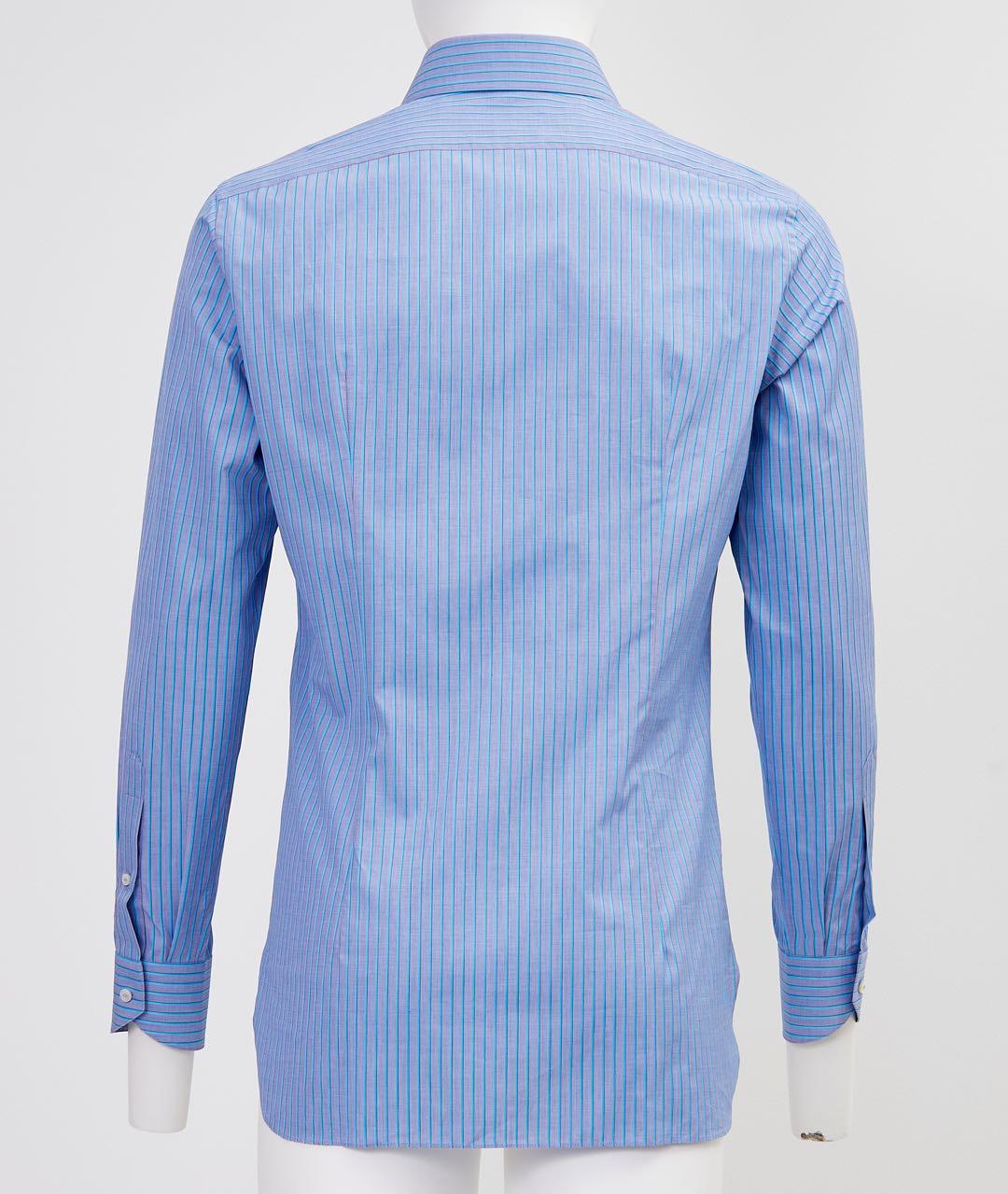 ZILLI Голубая хлопковая кэжуал рубашка, фото 2