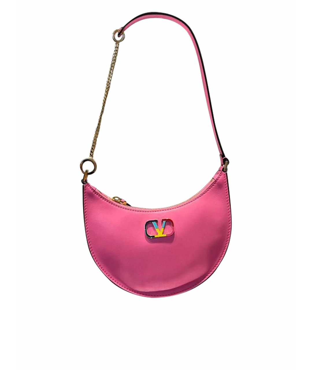 VALENTINO Розовая сумка с короткими ручками, фото 1