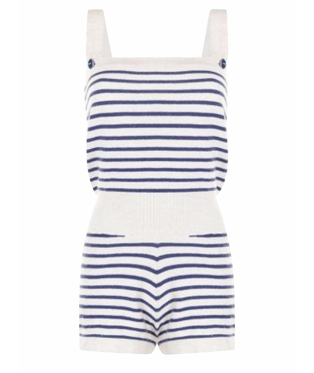 CHANEL Белый кашемировый комбинезон, фото 1