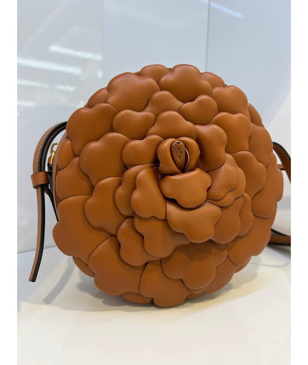 VALENTINO Коричневая сумка через плечо, фото 3