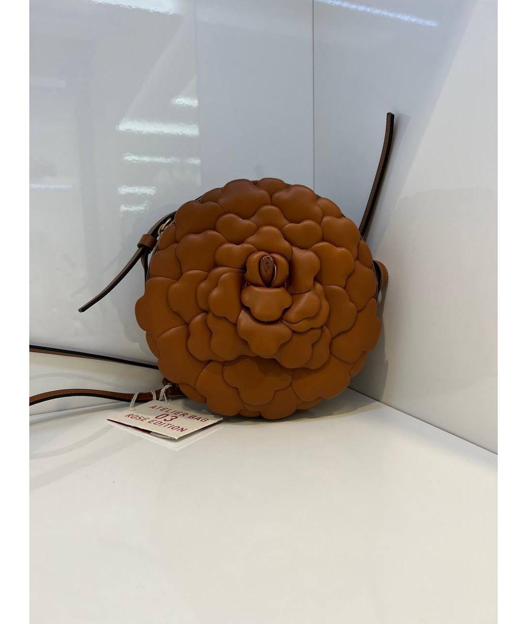 VALENTINO Коричневая сумка через плечо, фото 2