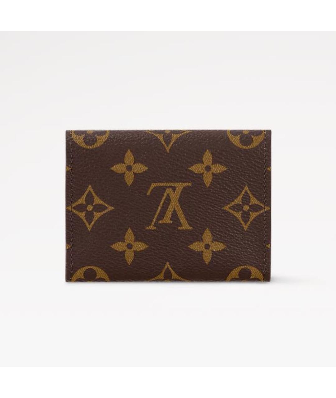 LOUIS VUITTON Коричневый кошелек, фото 7