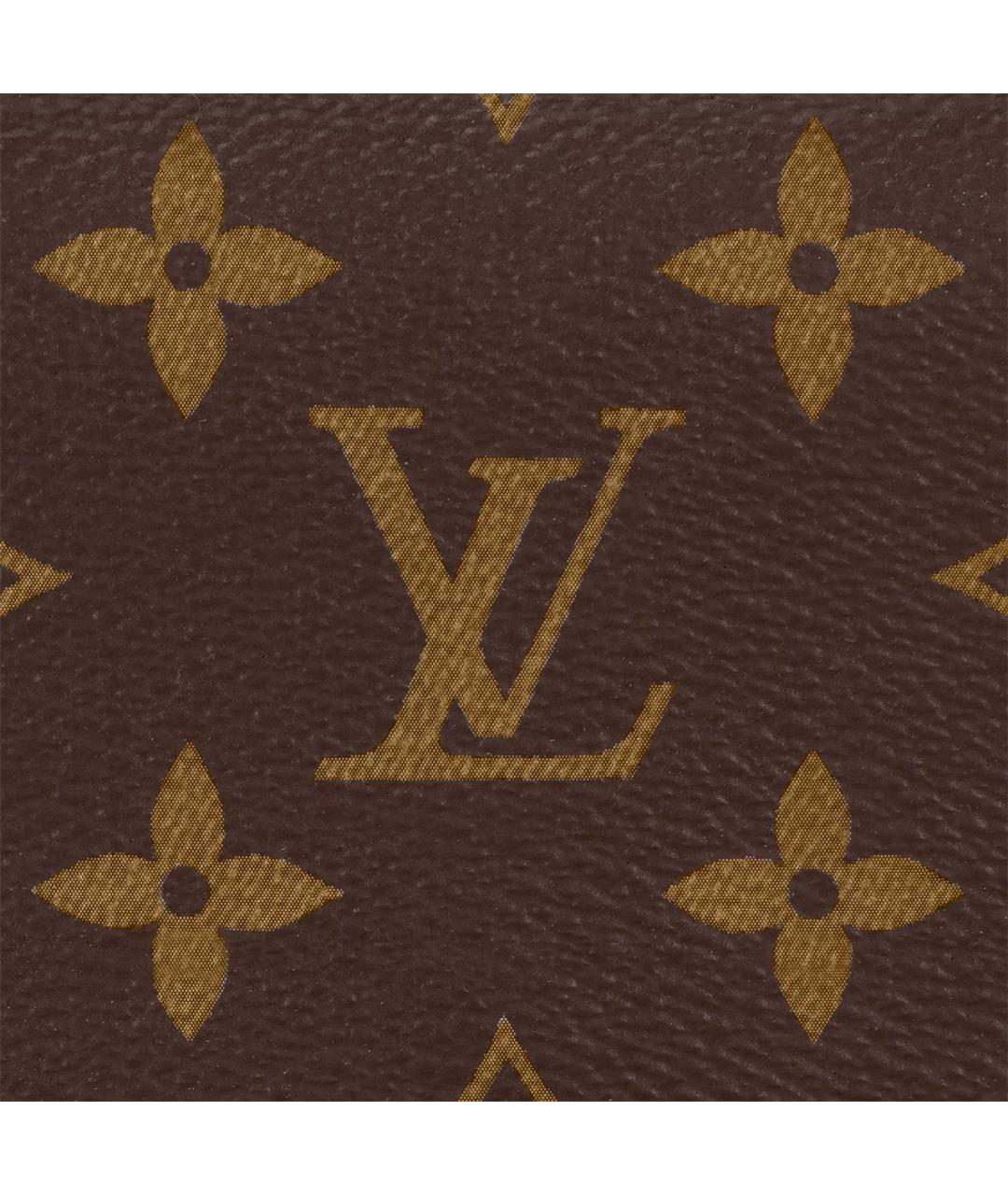 LOUIS VUITTON Коричневый кошелек, фото 6