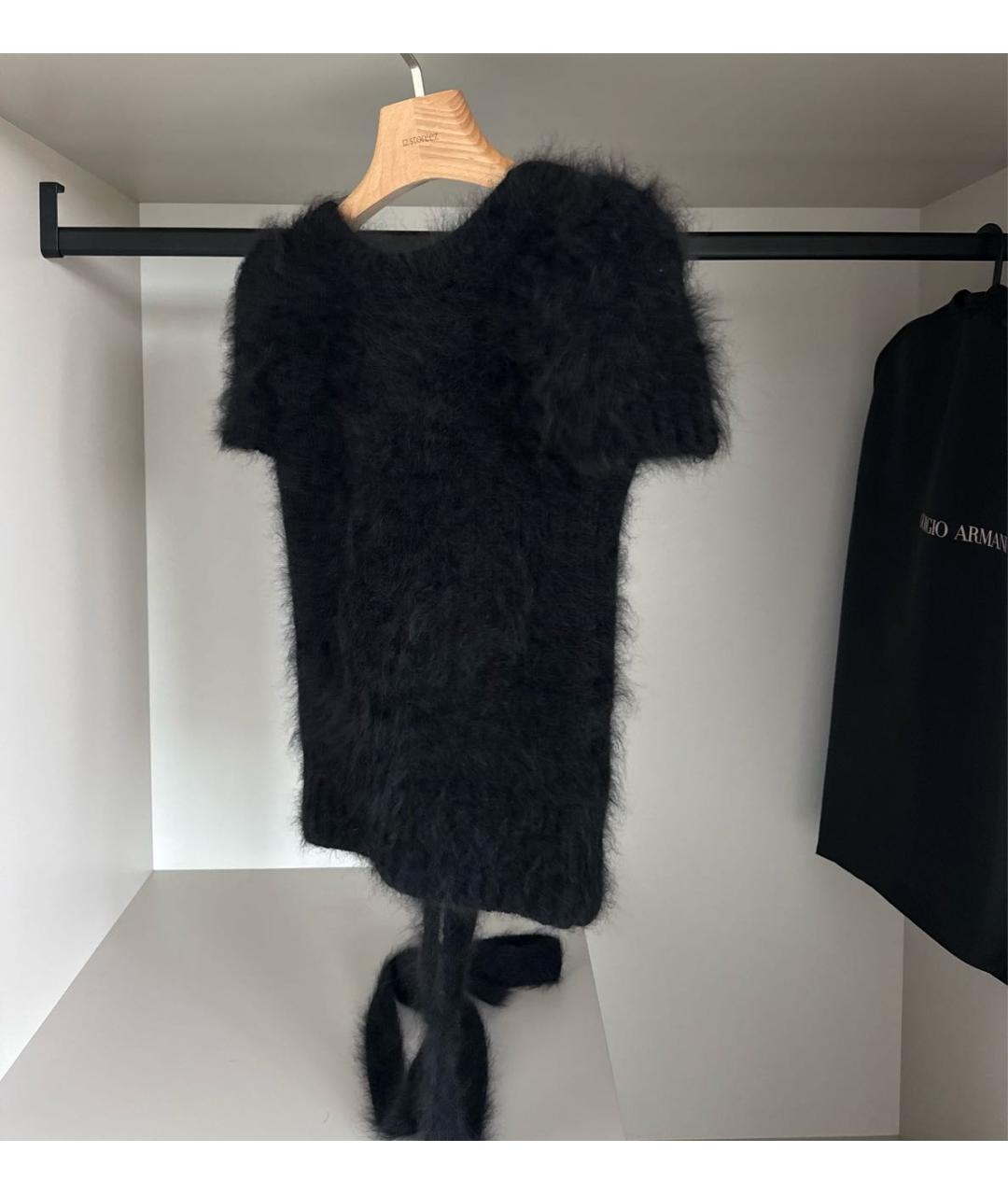 DSQUARED2 Черный шерстяной джемпер / свитер, фото 4