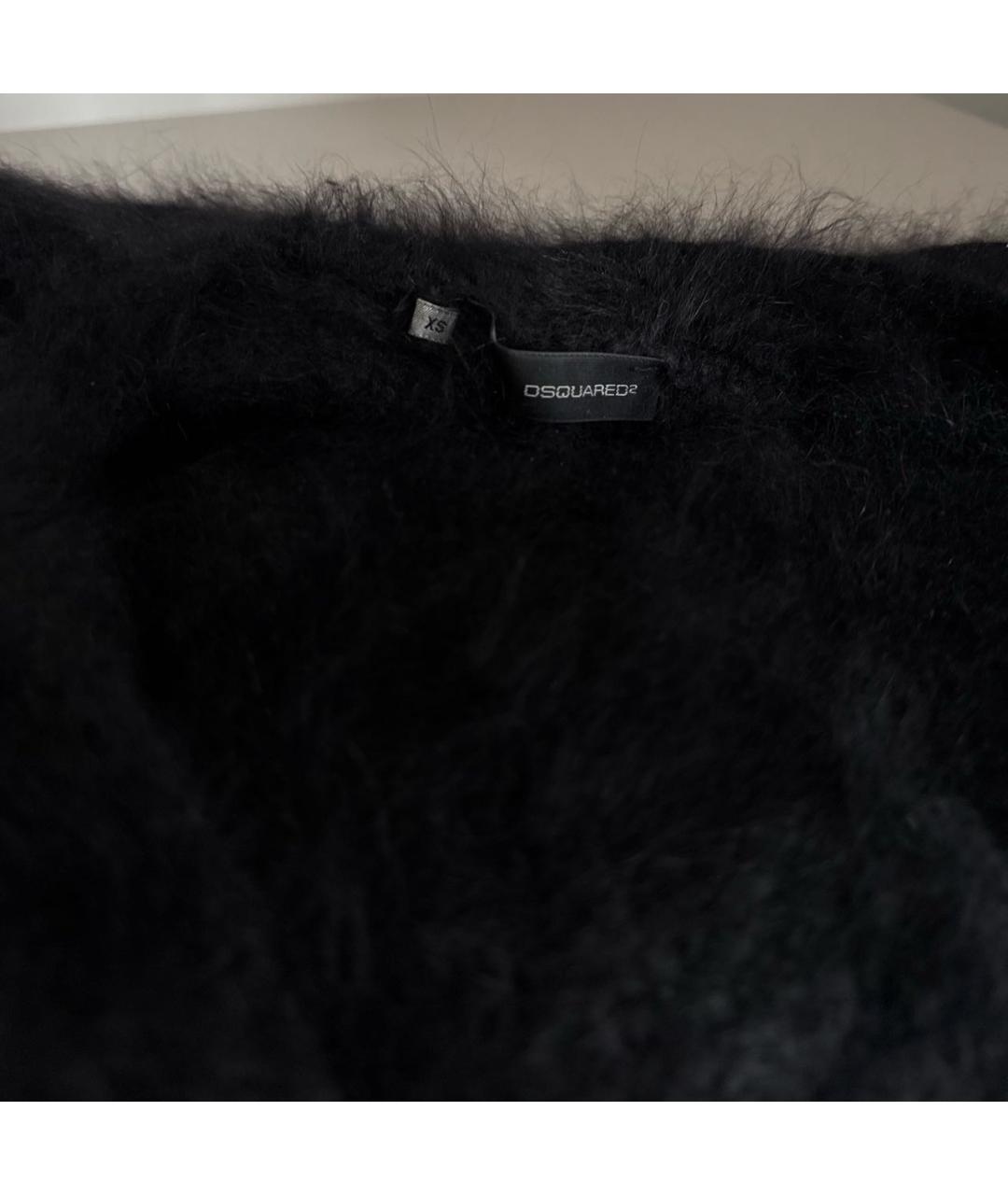 DSQUARED2 Черный шерстяной джемпер / свитер, фото 3