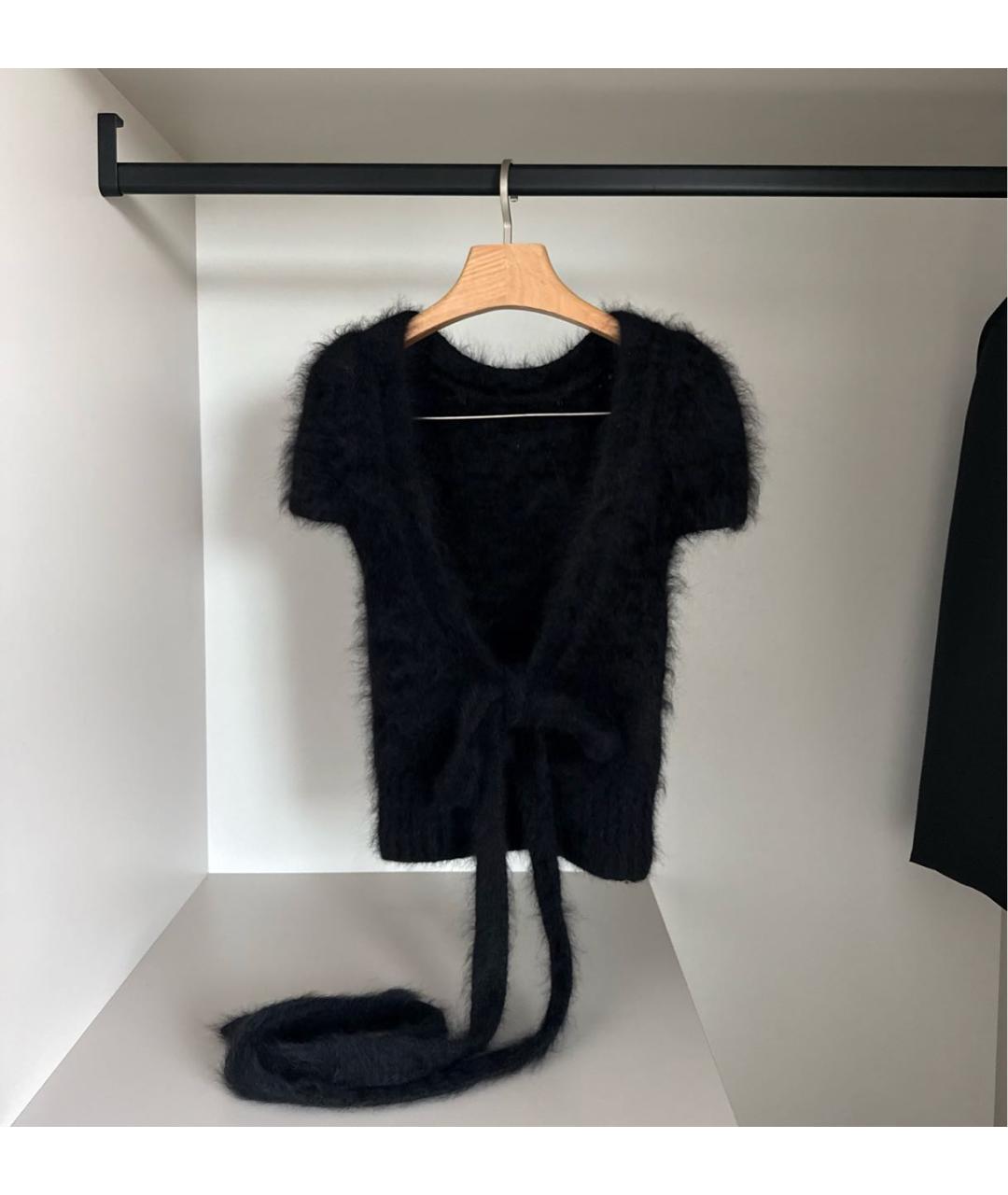 DSQUARED2 Черный шерстяной джемпер / свитер, фото 2