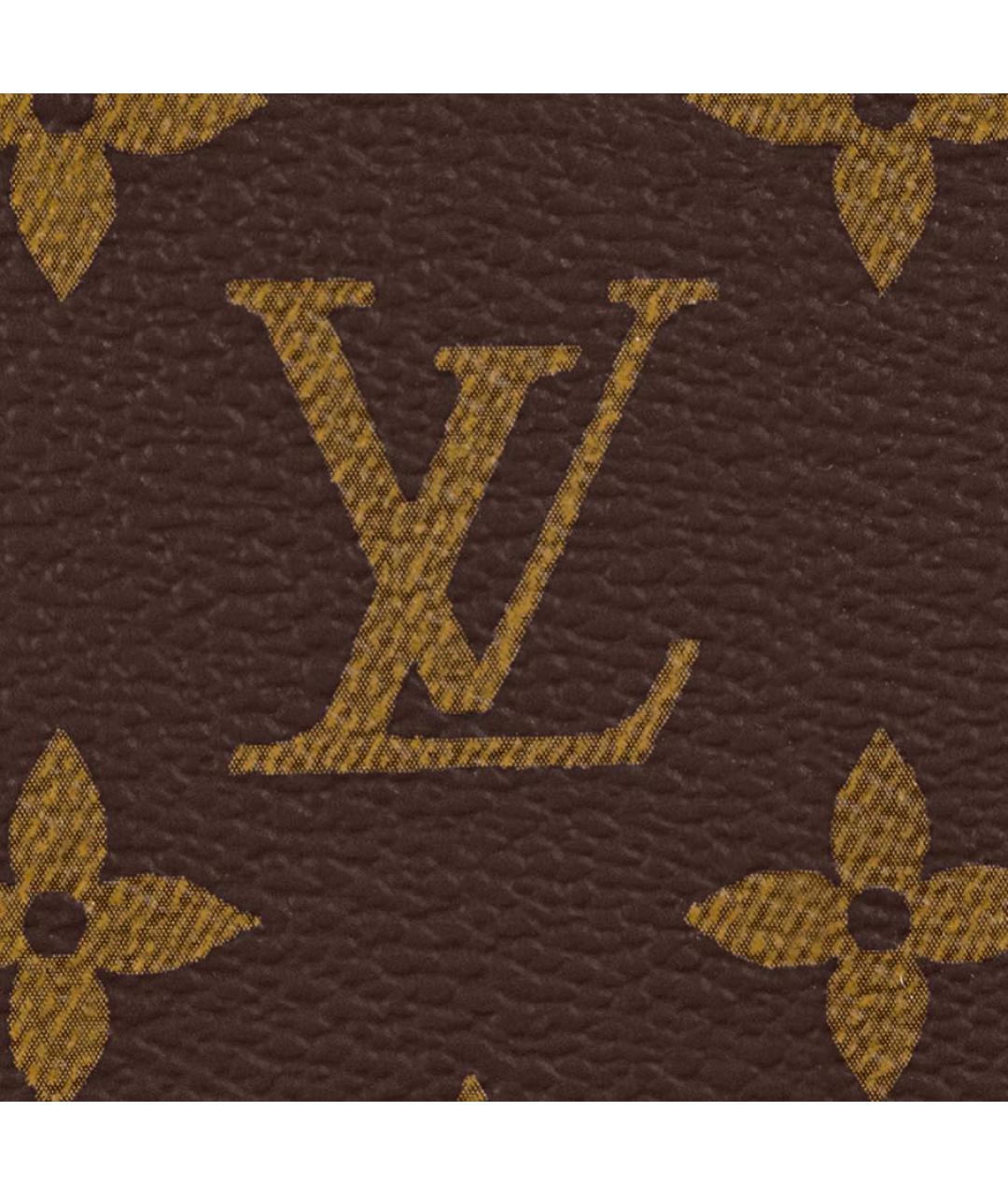 LOUIS VUITTON Коричневый кошелек, фото 5