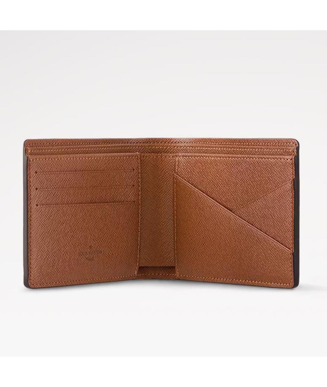 LOUIS VUITTON Коричневый кошелек, фото 3