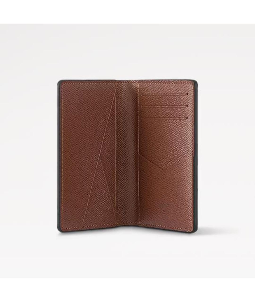 LOUIS VUITTON Коричневый кошелек, фото 3