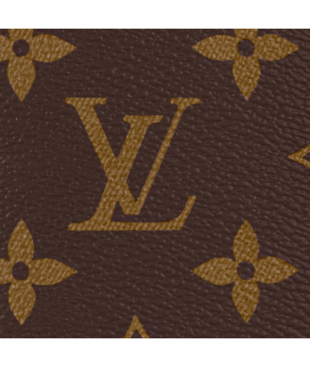LOUIS VUITTON Коричневый кошелек, фото 5