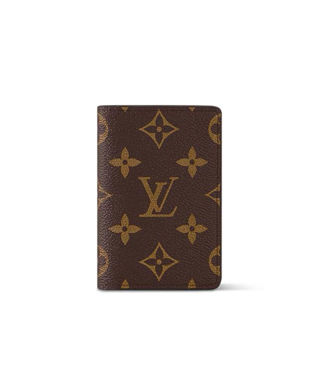 LOUIS VUITTON Коричневый кошелек, фото 1