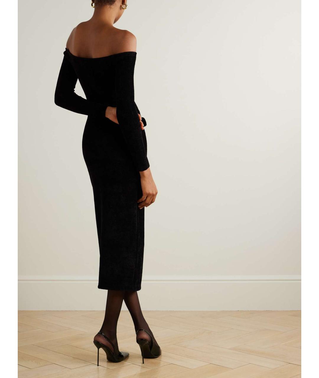 SELF-PORTRAIT Черное коктейльное платье, фото 6