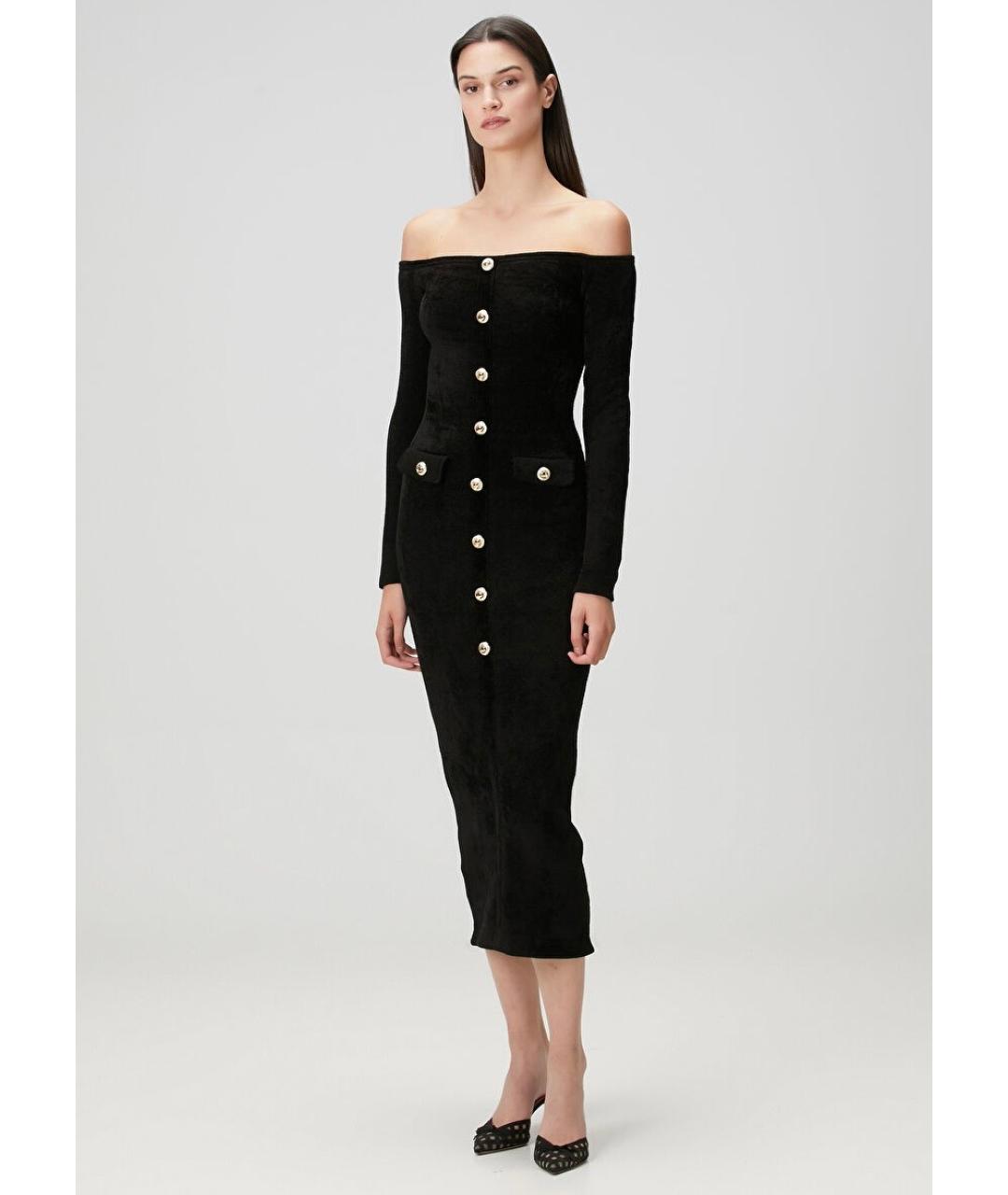 SELF-PORTRAIT Черное коктейльное платье, фото 7