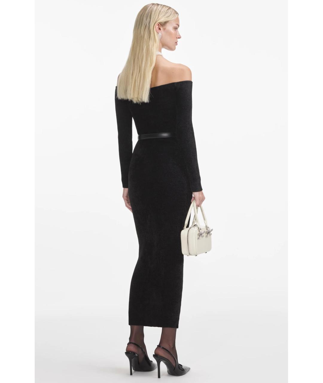 SELF-PORTRAIT Черное коктейльное платье, фото 4