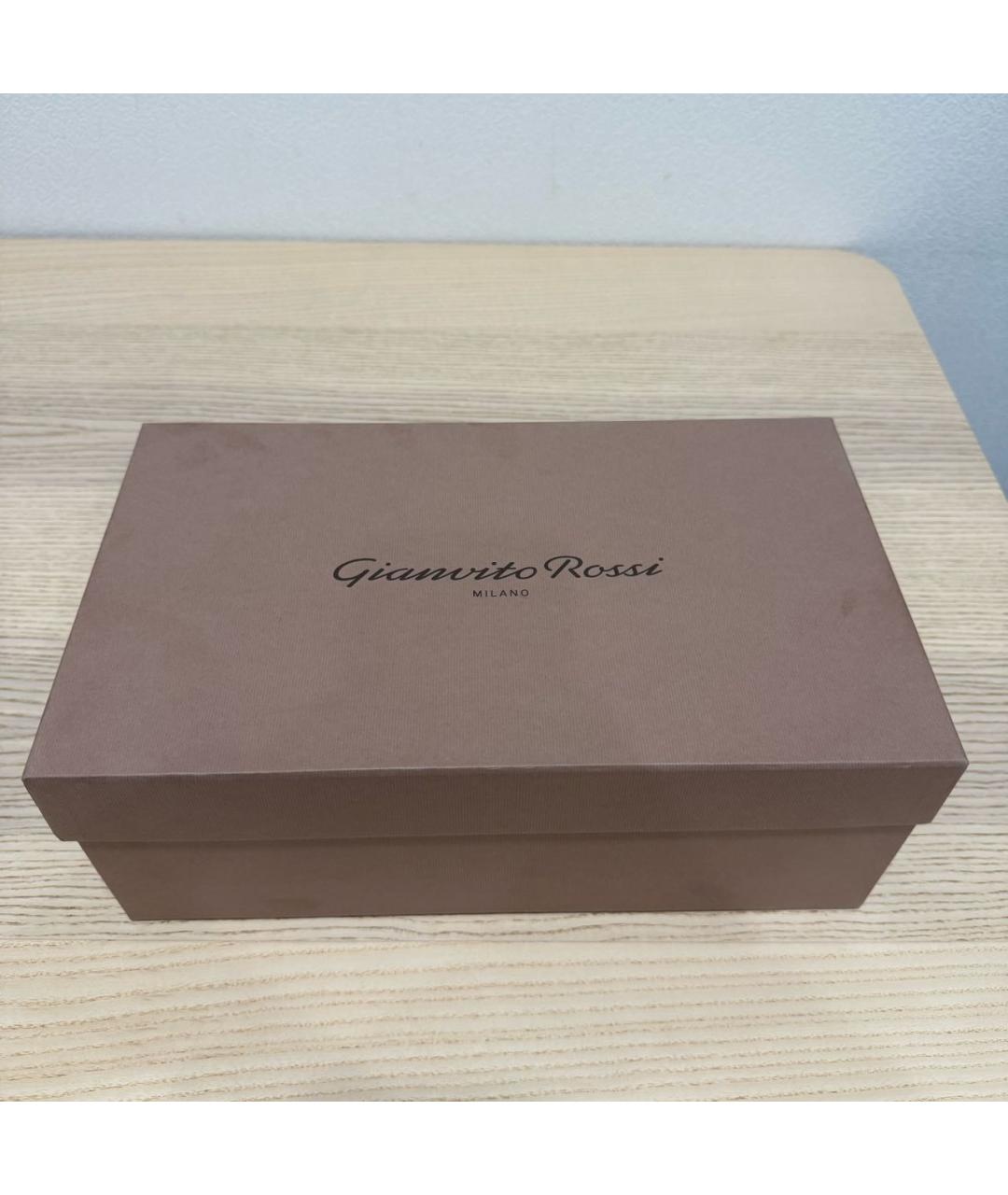 GIANVITO ROSSI Черные кожаные туфли, фото 6