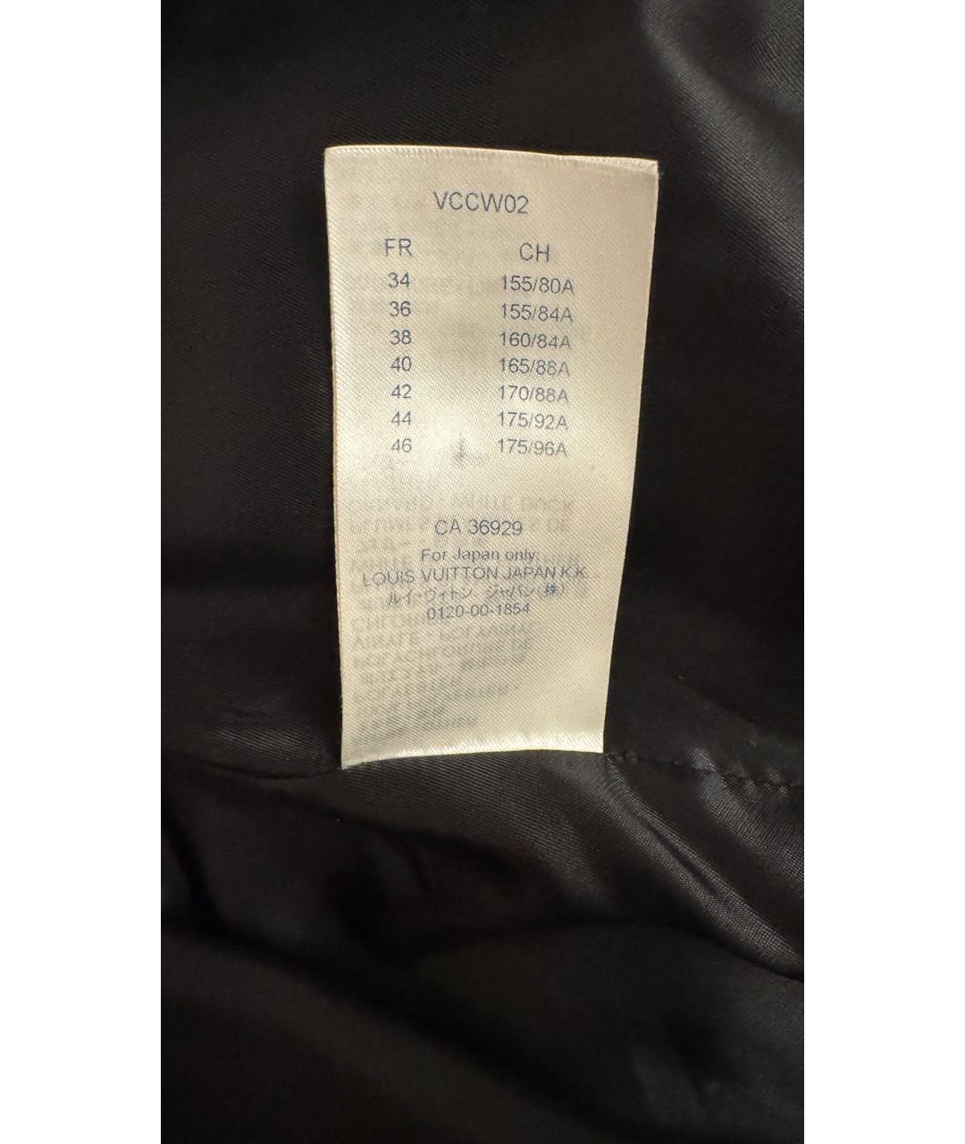 LOUIS VUITTON Черная кожаная куртка, фото 7