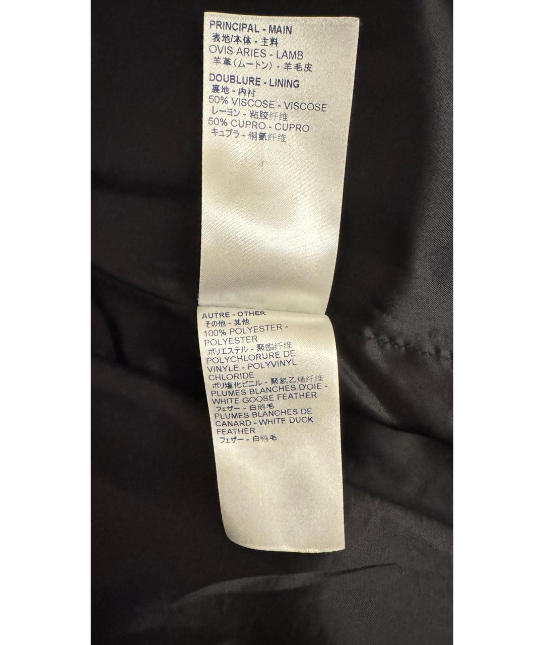 LOUIS VUITTON Черная кожаная куртка, фото 6