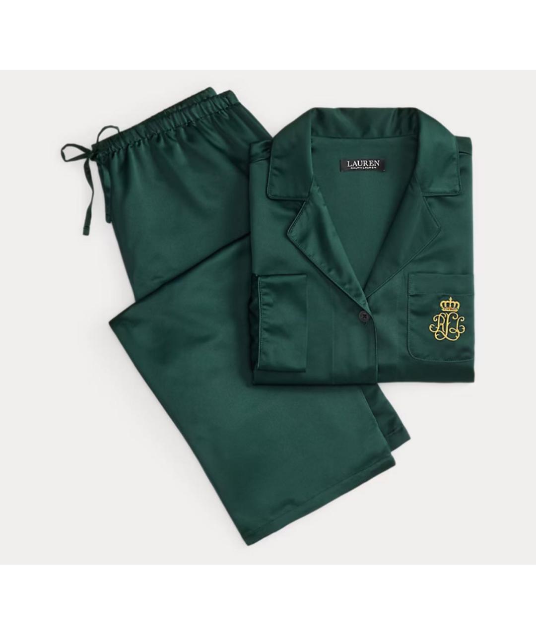 RALPH LAUREN Зеленая полиэстеровая пижама, фото 2