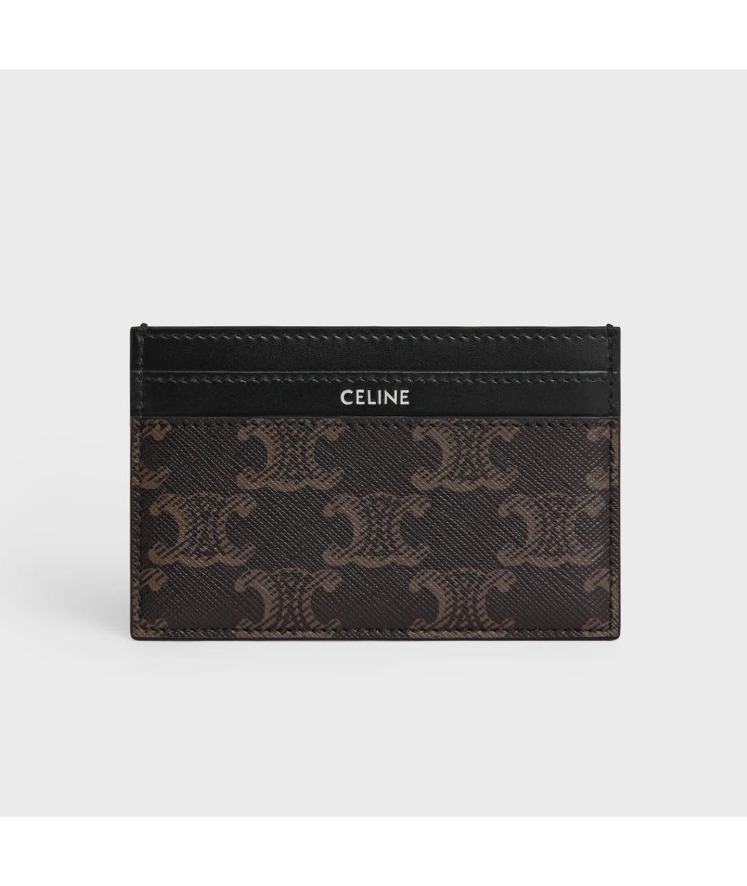 CELINE Черный кардхолдер, фото 5