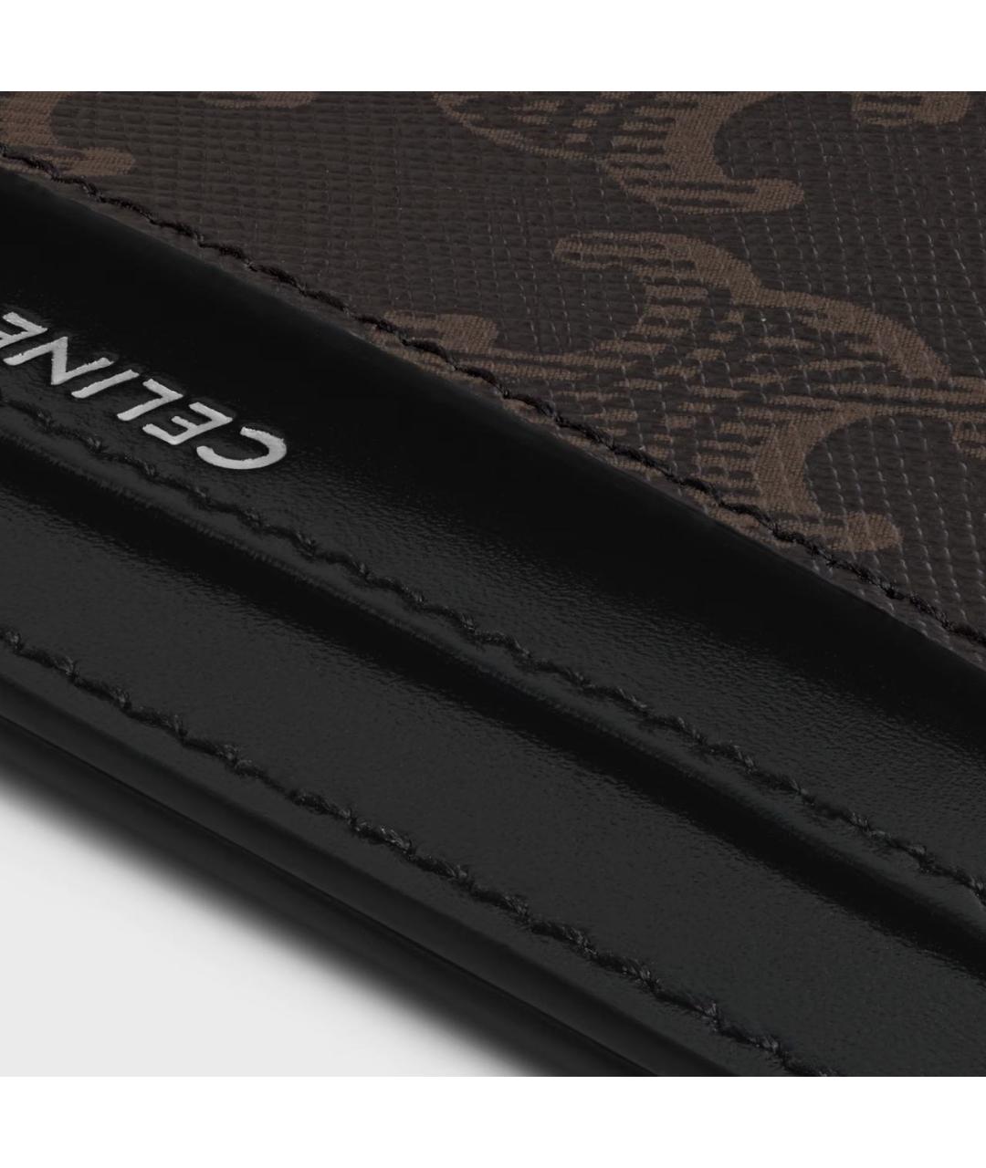 CELINE Черный кардхолдер, фото 4