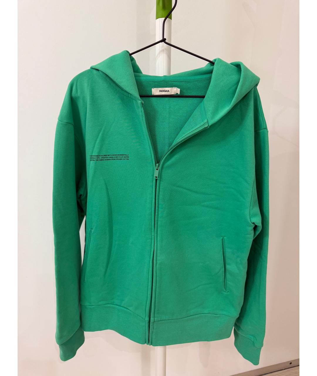 THE PANGAIA Салатовый хлопковый костюм с брюками, фото 7