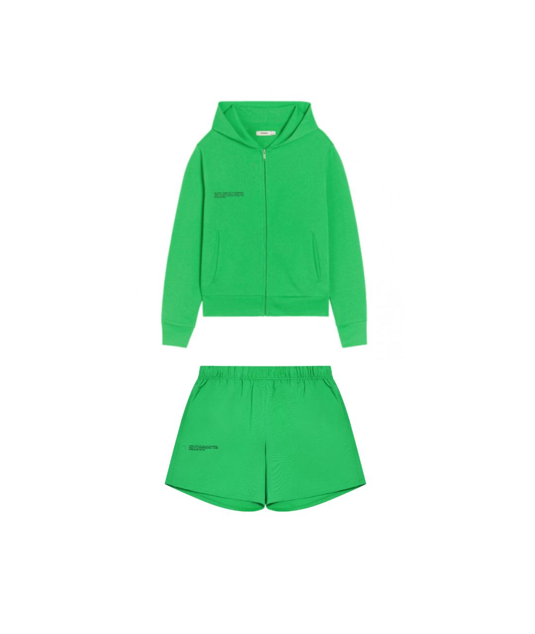 THE PANGAIA Салатовый хлопковый костюм с брюками, фото 9