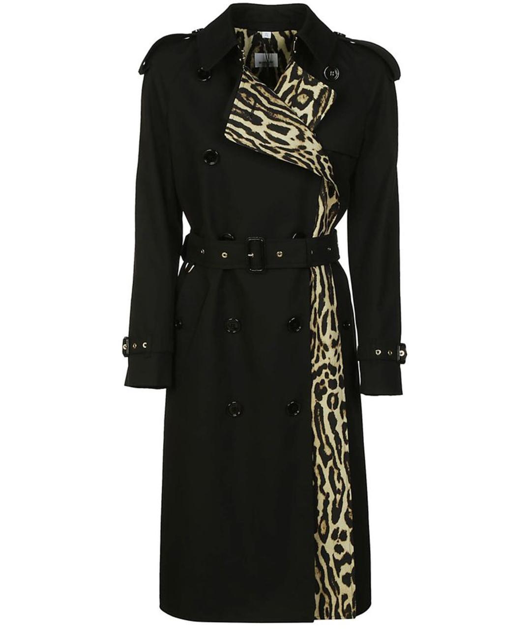 BURBERRY Черный хлопковый тренч/плащ, фото 1