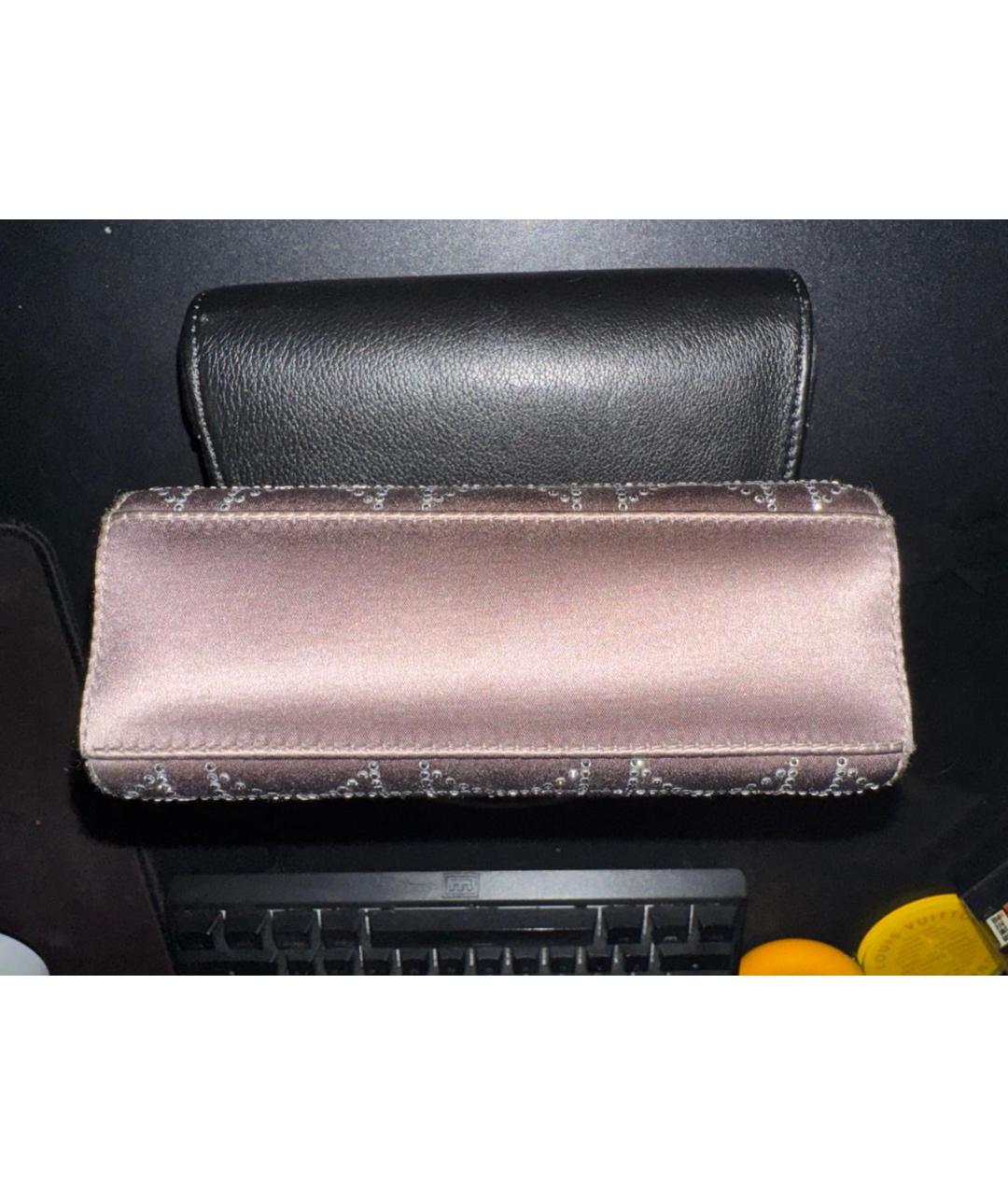 CHRISTIAN DIOR Тканевая сумка с короткими ручками, фото 5