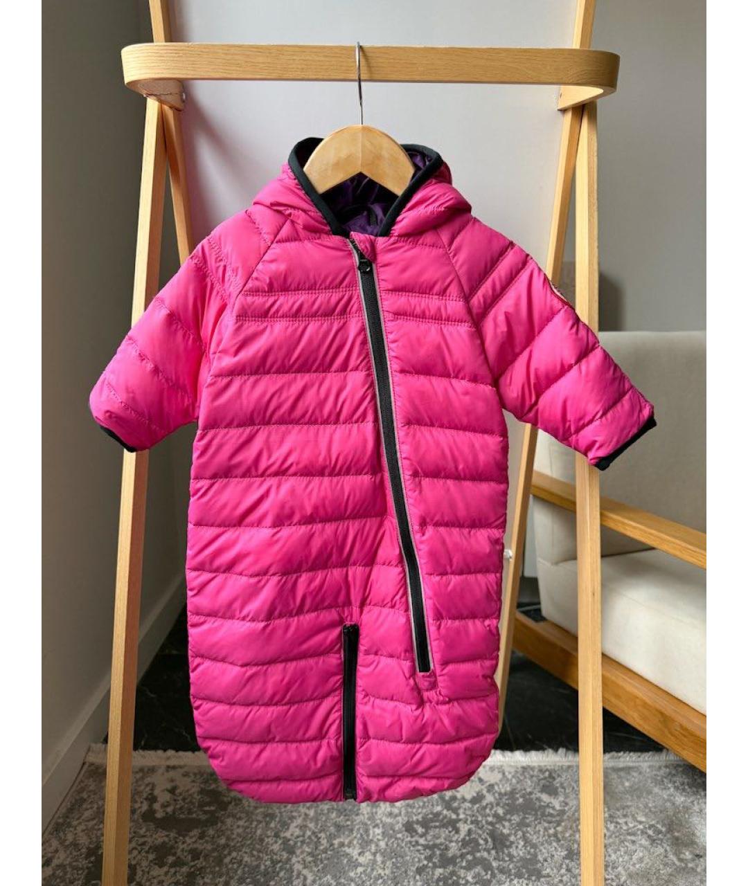 CANADA GOOSE Розовый комбинезон, фото 5