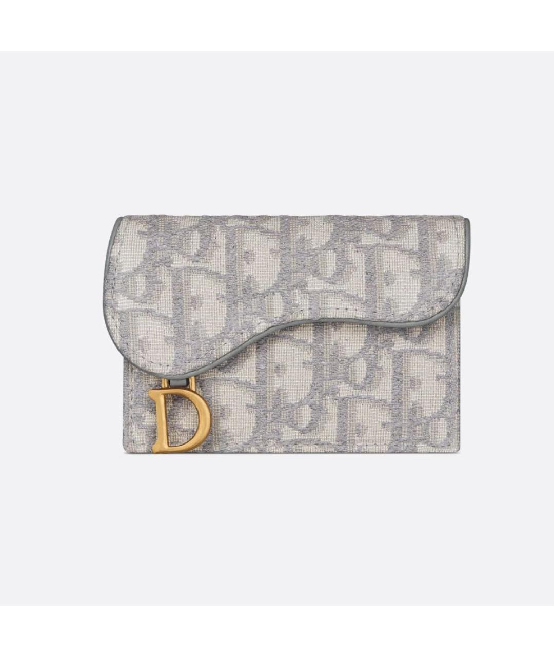 CHRISTIAN DIOR Серый кошелек, фото 7