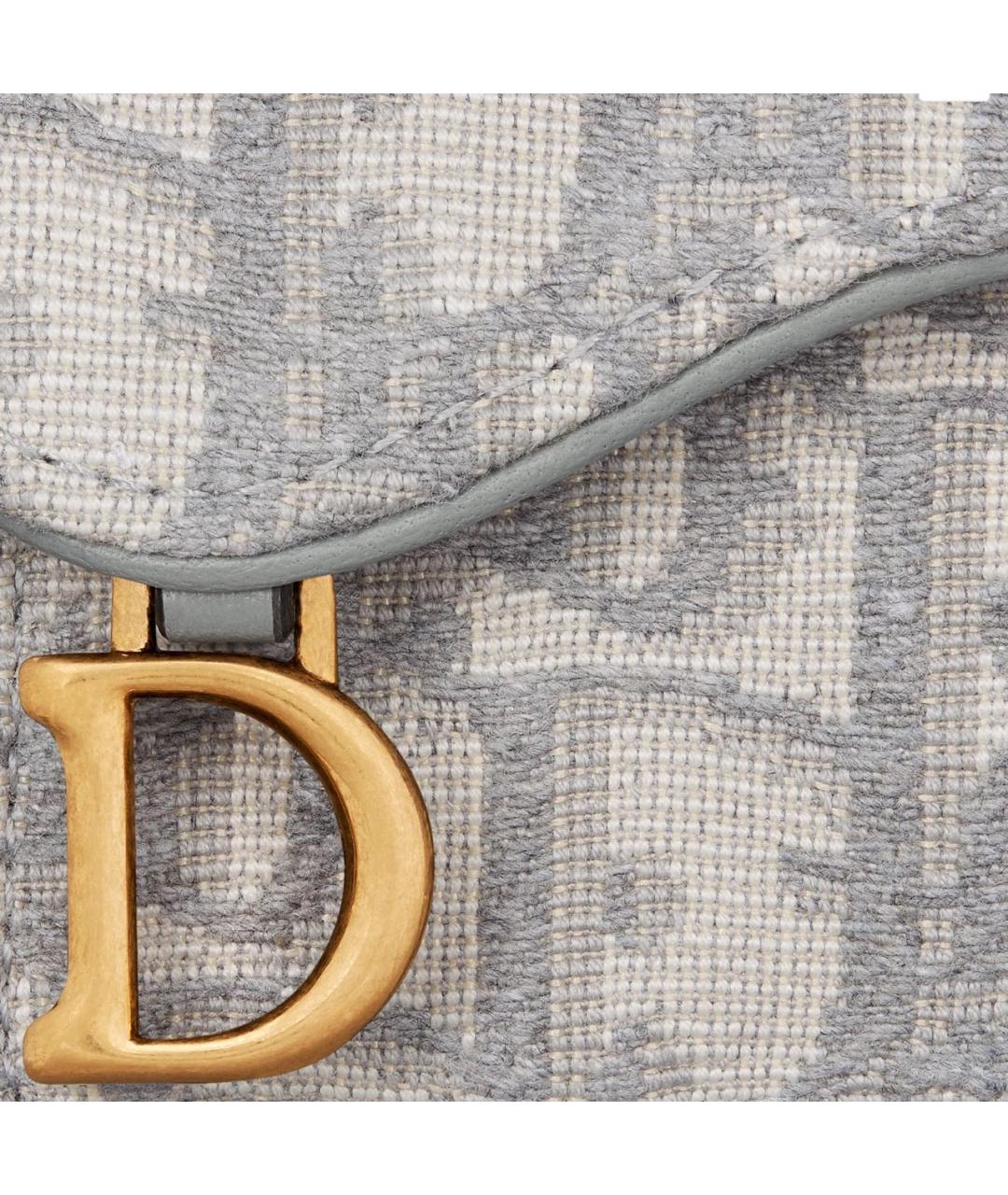 CHRISTIAN DIOR Серый кошелек, фото 5
