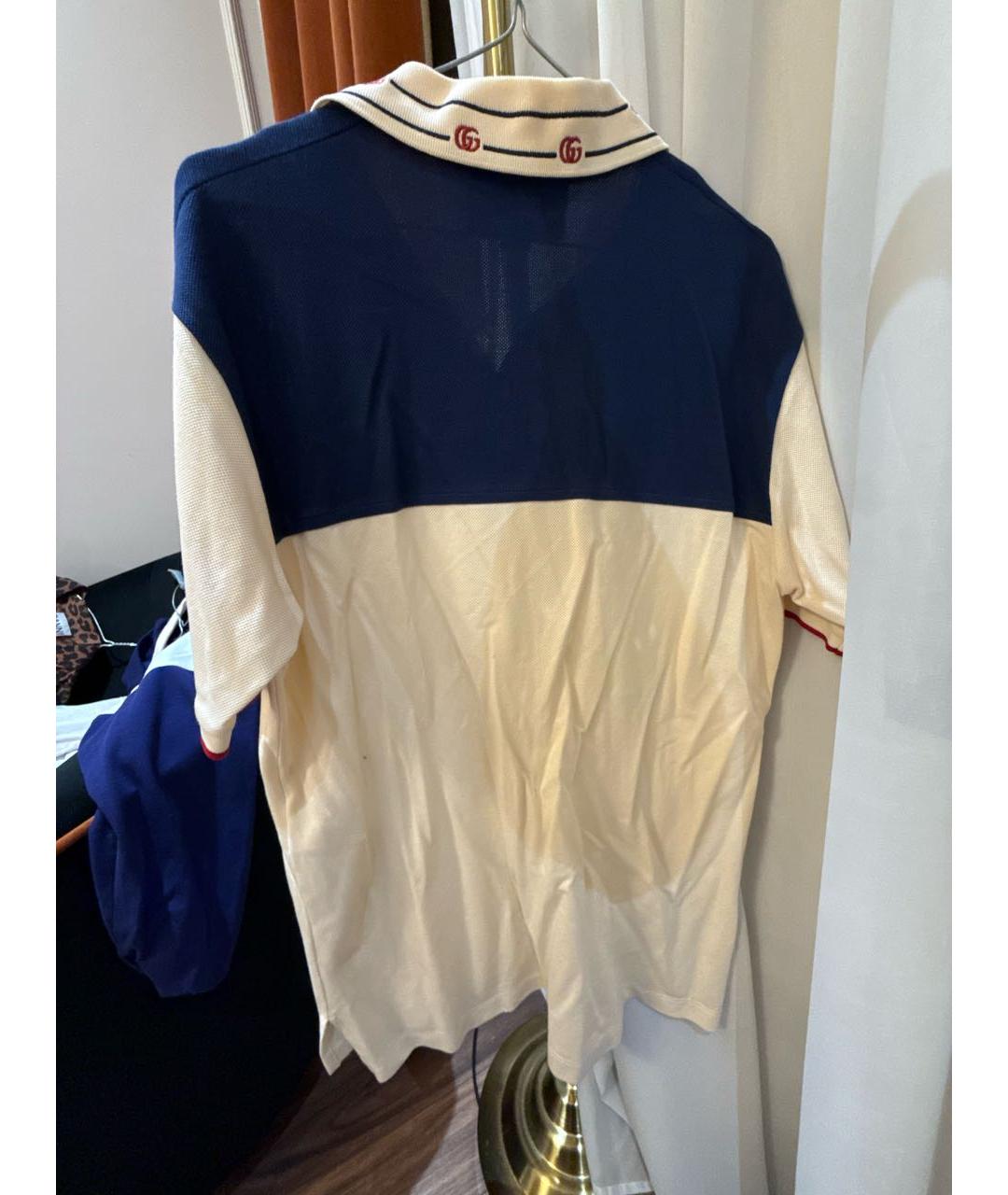 GUCCI Бежевая хлопковая футболка, фото 2