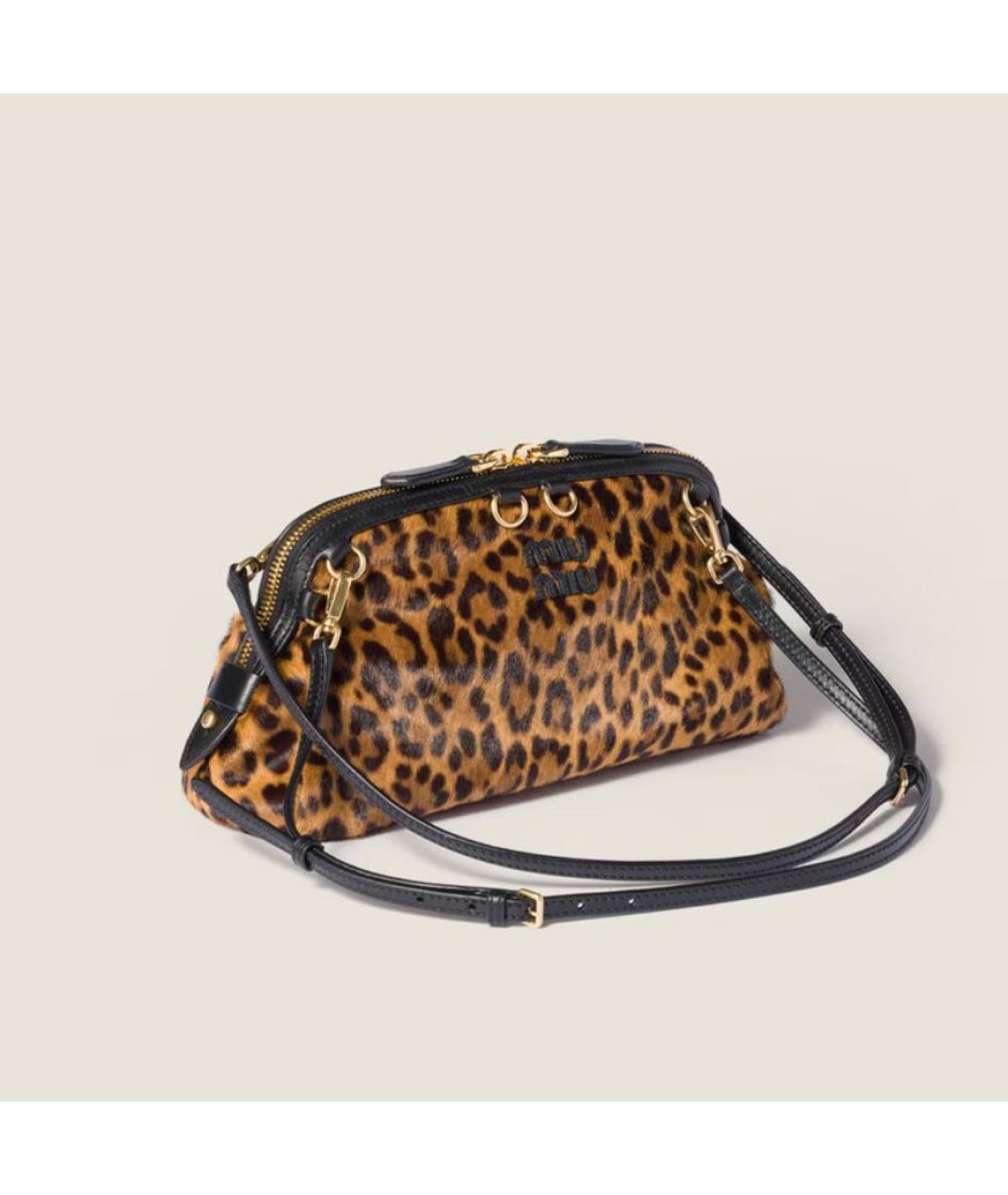 MIU MIU Кожаная сумка с короткими ручками, фото 2