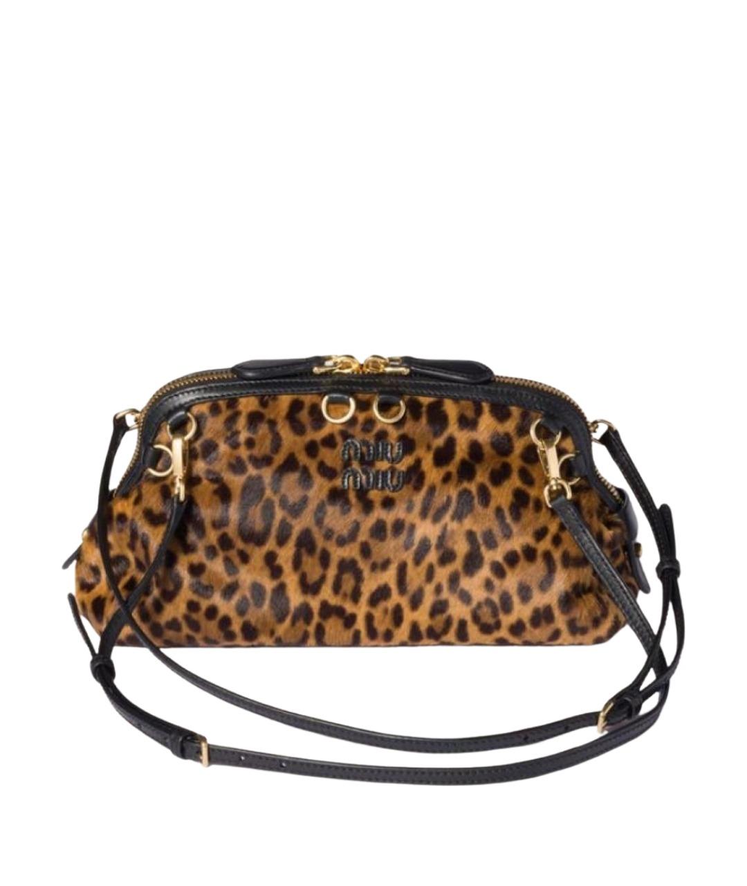 MIU MIU Кожаная сумка с короткими ручками, фото 1