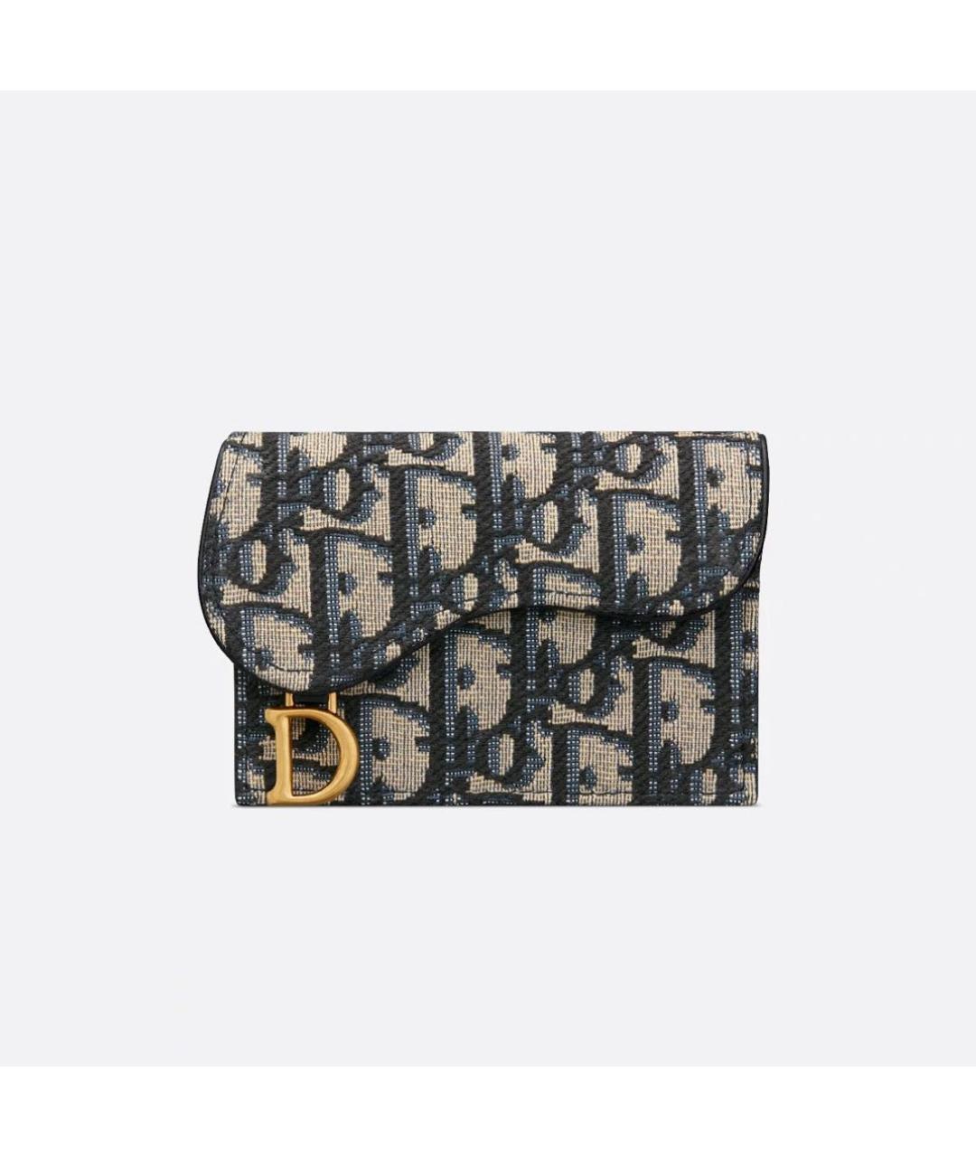 CHRISTIAN DIOR Темно-синий кошелек, фото 6
