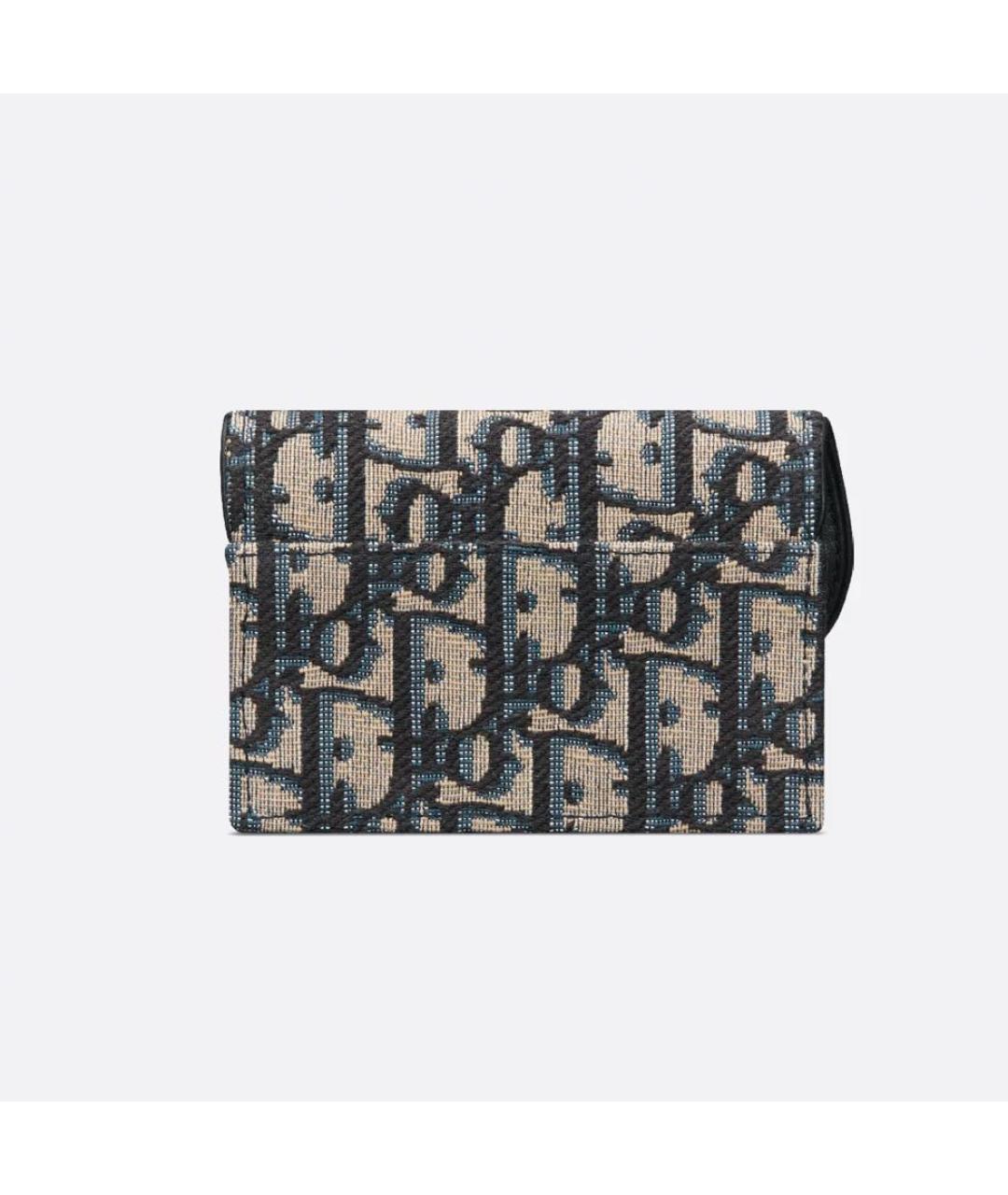 CHRISTIAN DIOR Темно-синий кошелек, фото 4