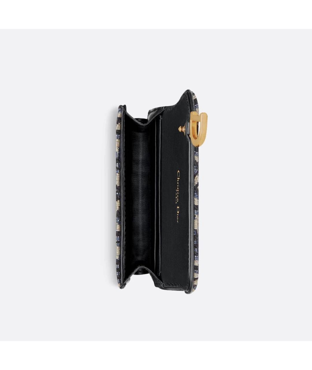 CHRISTIAN DIOR Темно-синий кошелек, фото 3