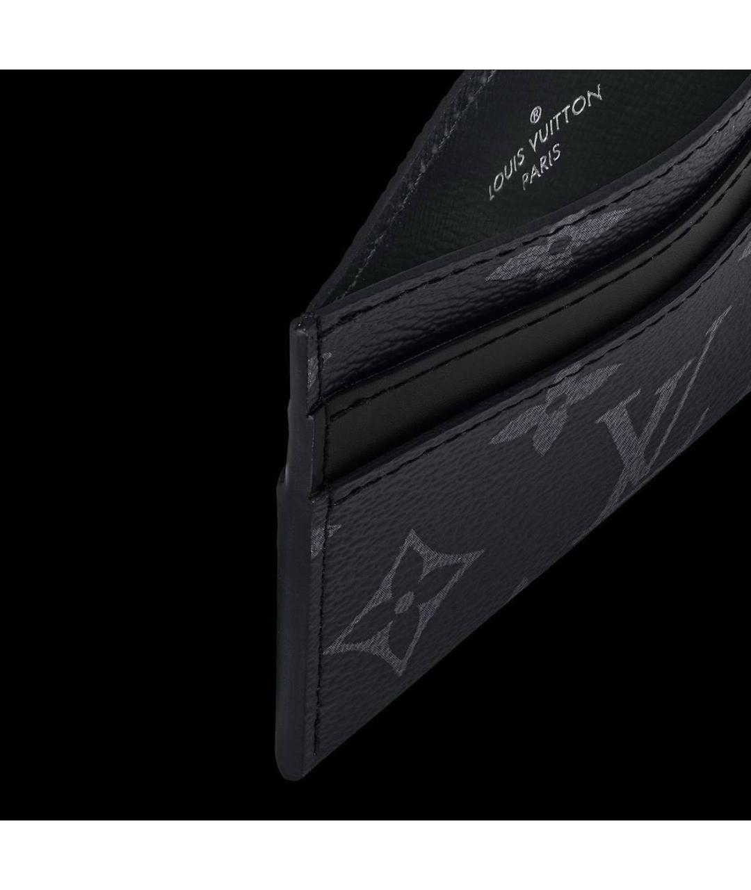 LOUIS VUITTON Черный кардхолдер, фото 5
