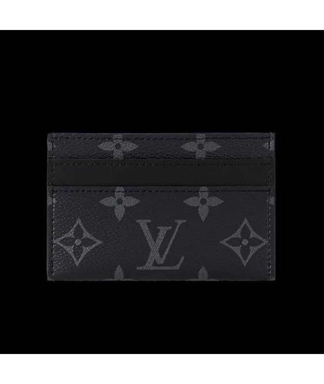 LOUIS VUITTON Черный кардхолдер, фото 8