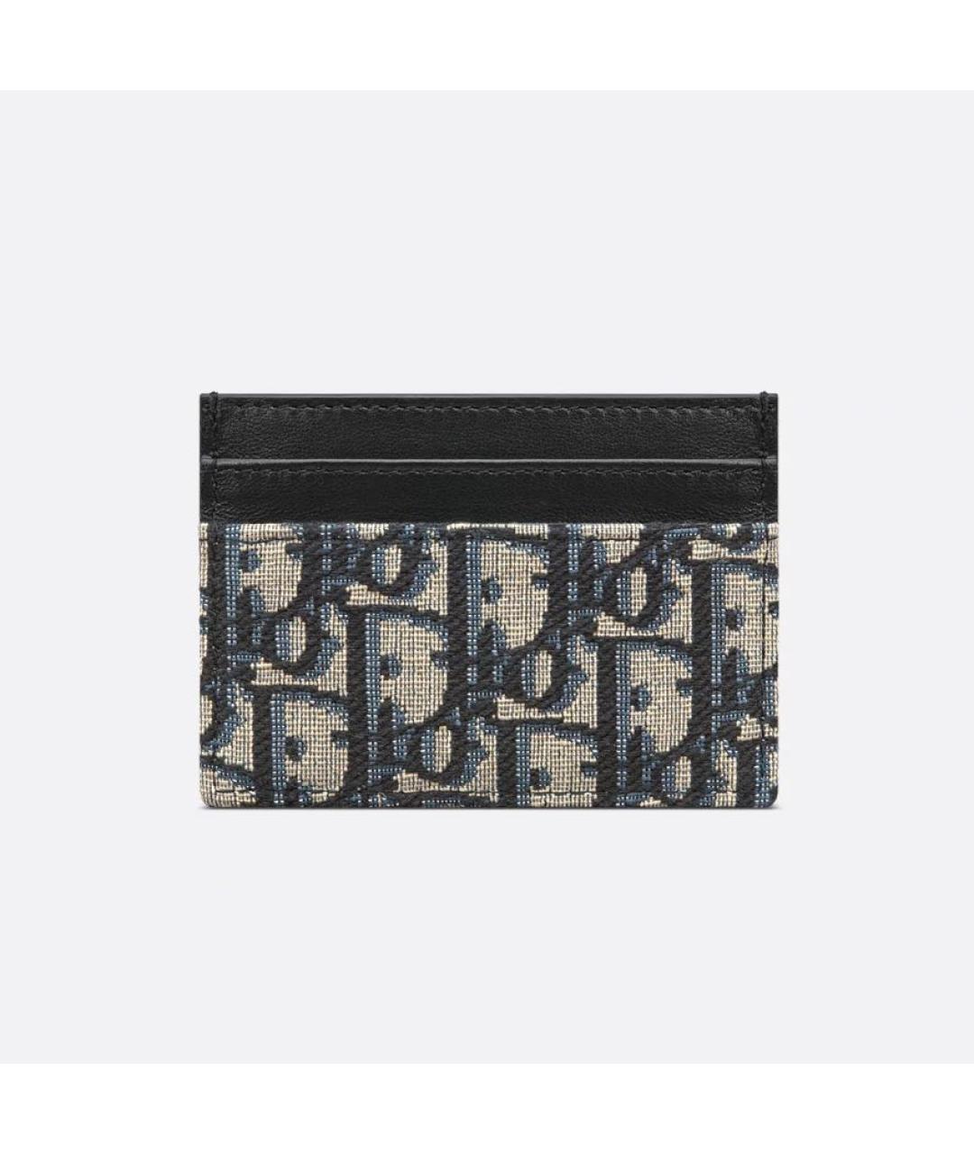 CHRISTIAN DIOR Темно-синий кардхолдер, фото 3