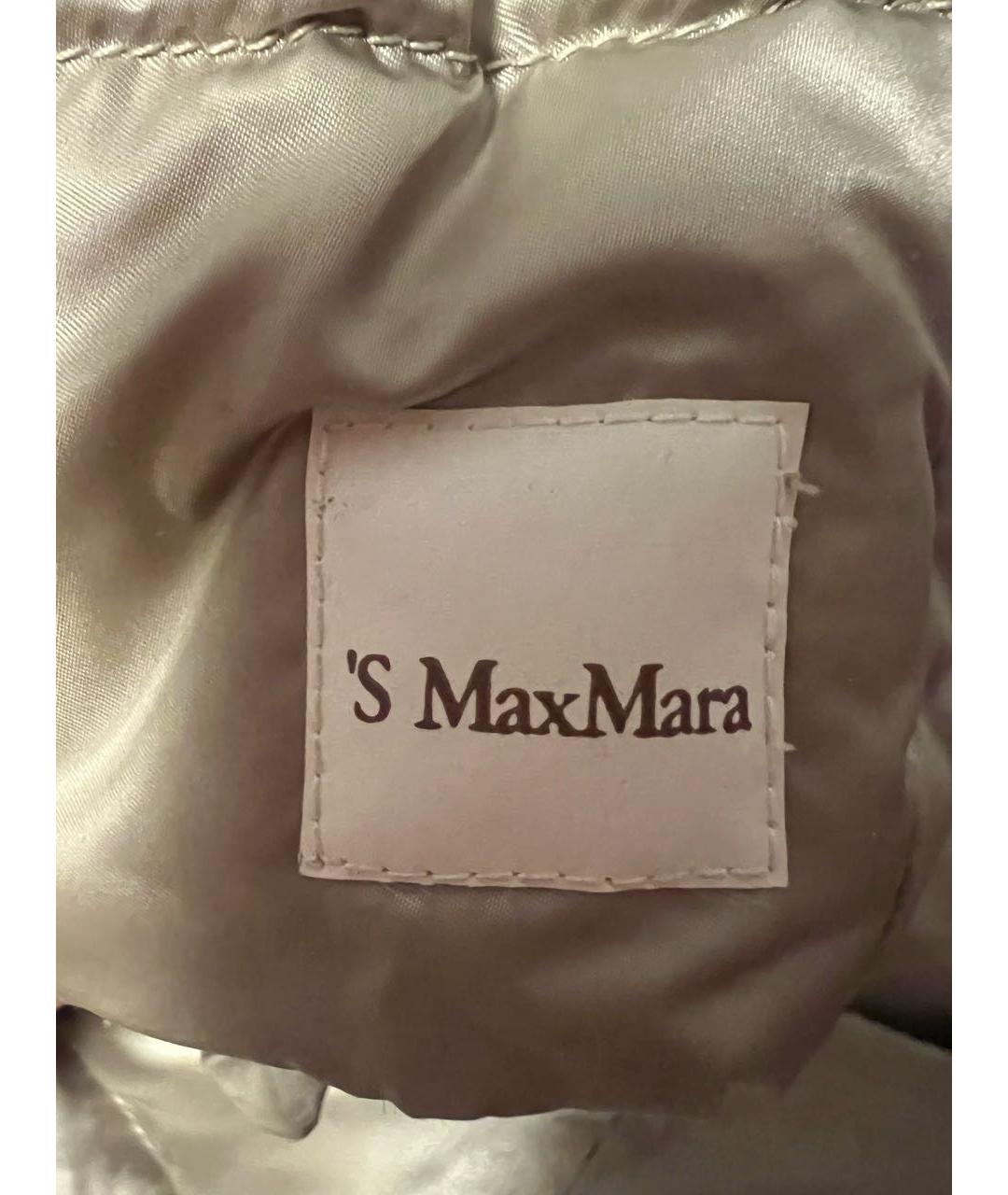 'S MAX MARA Бежевая полиамидовая куртка, фото 3