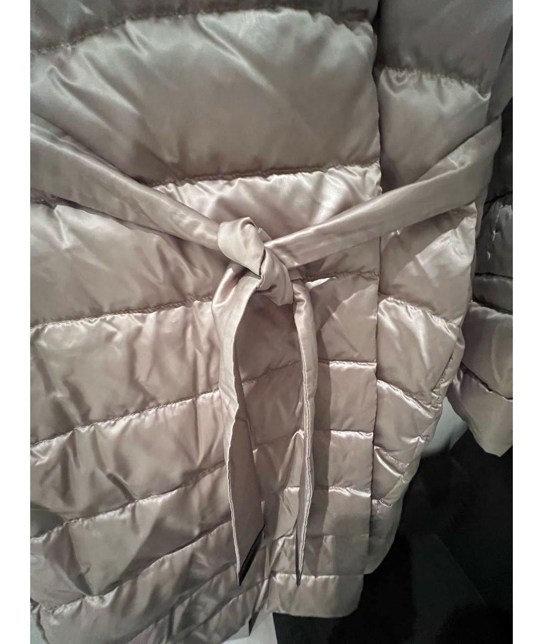 'S MAX MARA Бежевая полиамидовая куртка, фото 7