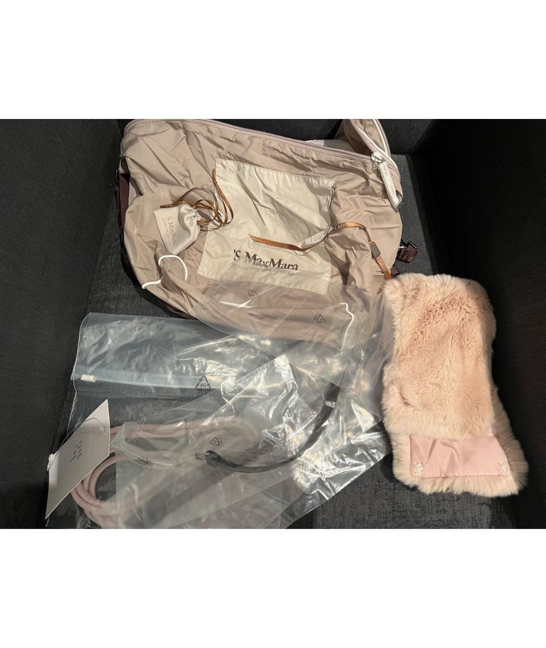 'S MAX MARA Бежевая полиамидовая куртка, фото 8
