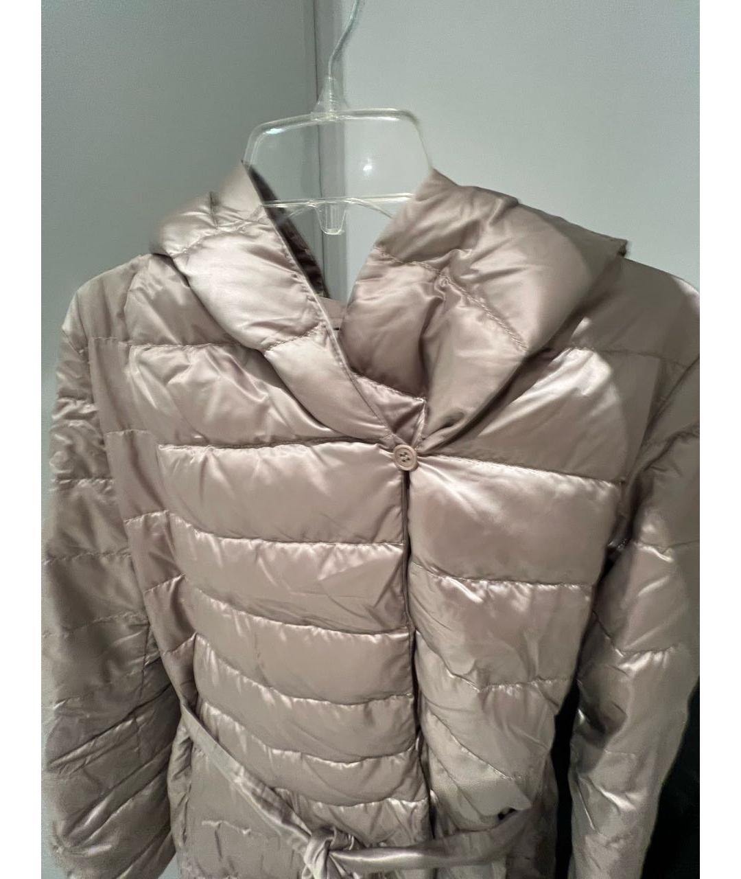 'S MAX MARA Бежевая полиамидовая куртка, фото 6