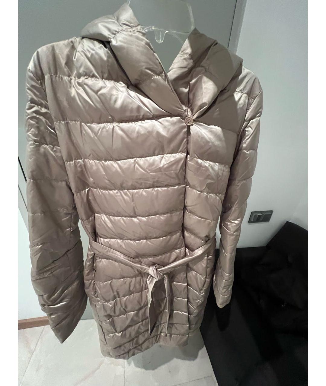 'S MAX MARA Бежевая полиамидовая куртка, фото 4