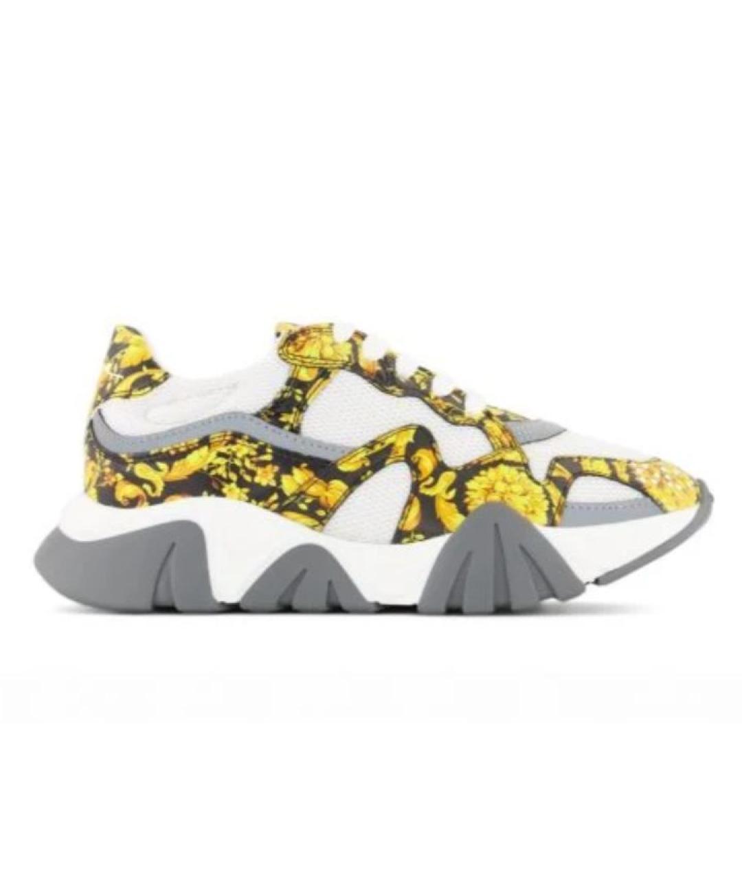 VERSACE Мульти текстильные кроссовки, фото 1