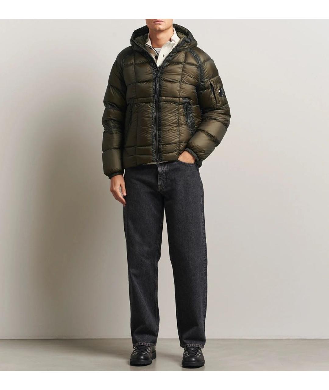 CP COMPANY Хаки полиэстеровый пуховик, фото 5