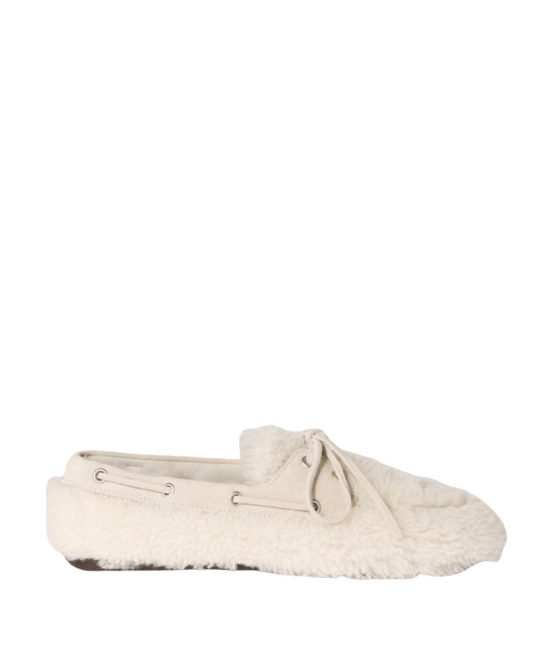 MIU MIU Белые лоферы, фото 1