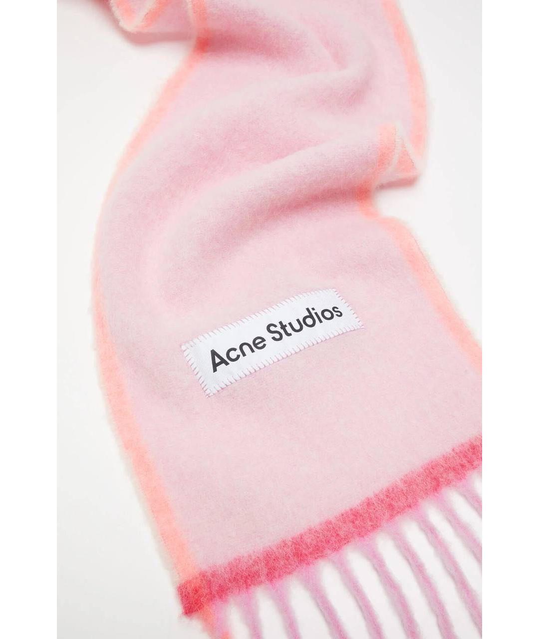 ACNE STUDIOS Мульти шерстяной шарф, фото 4