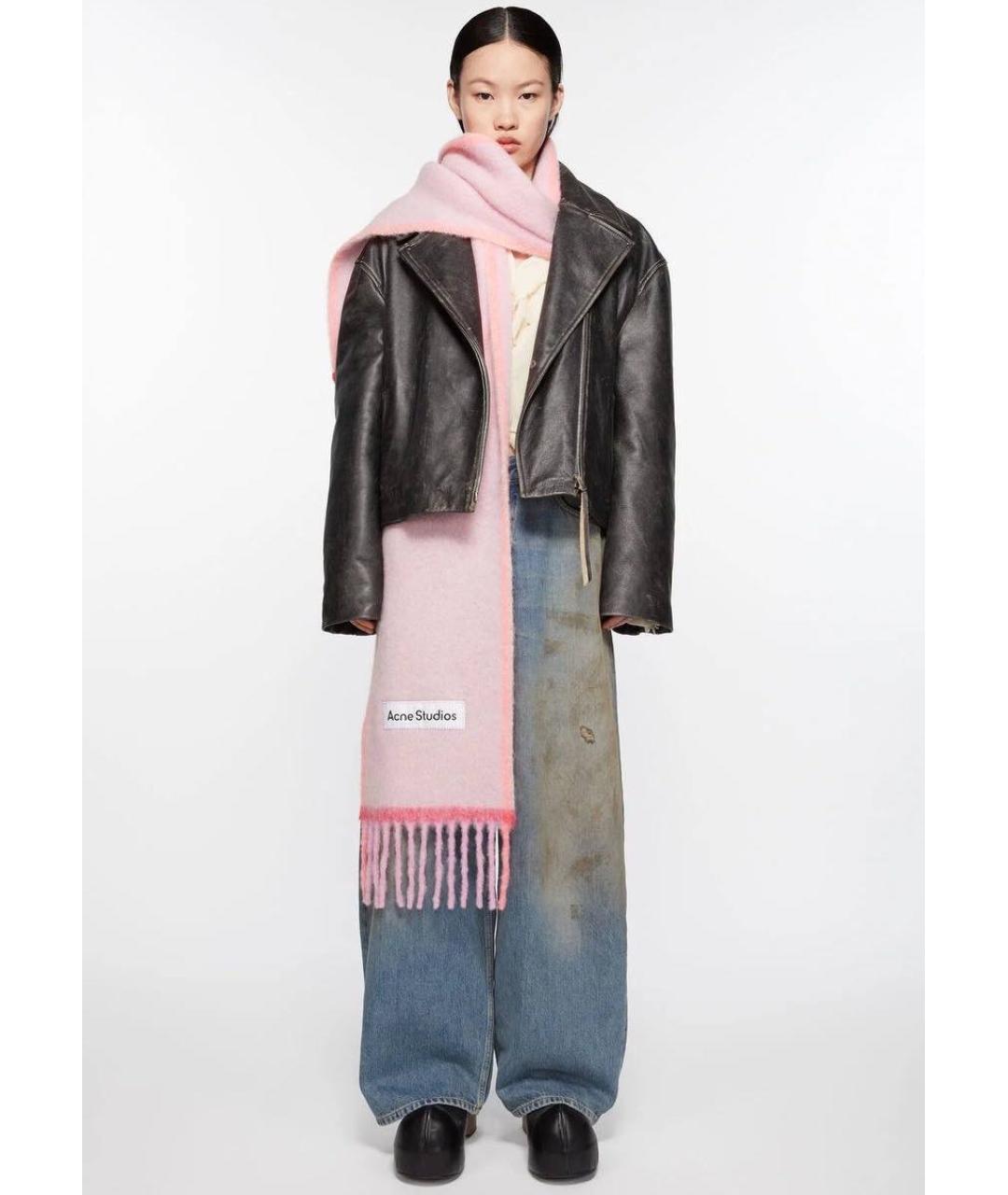 ACNE STUDIOS Мульти шерстяной шарф, фото 2